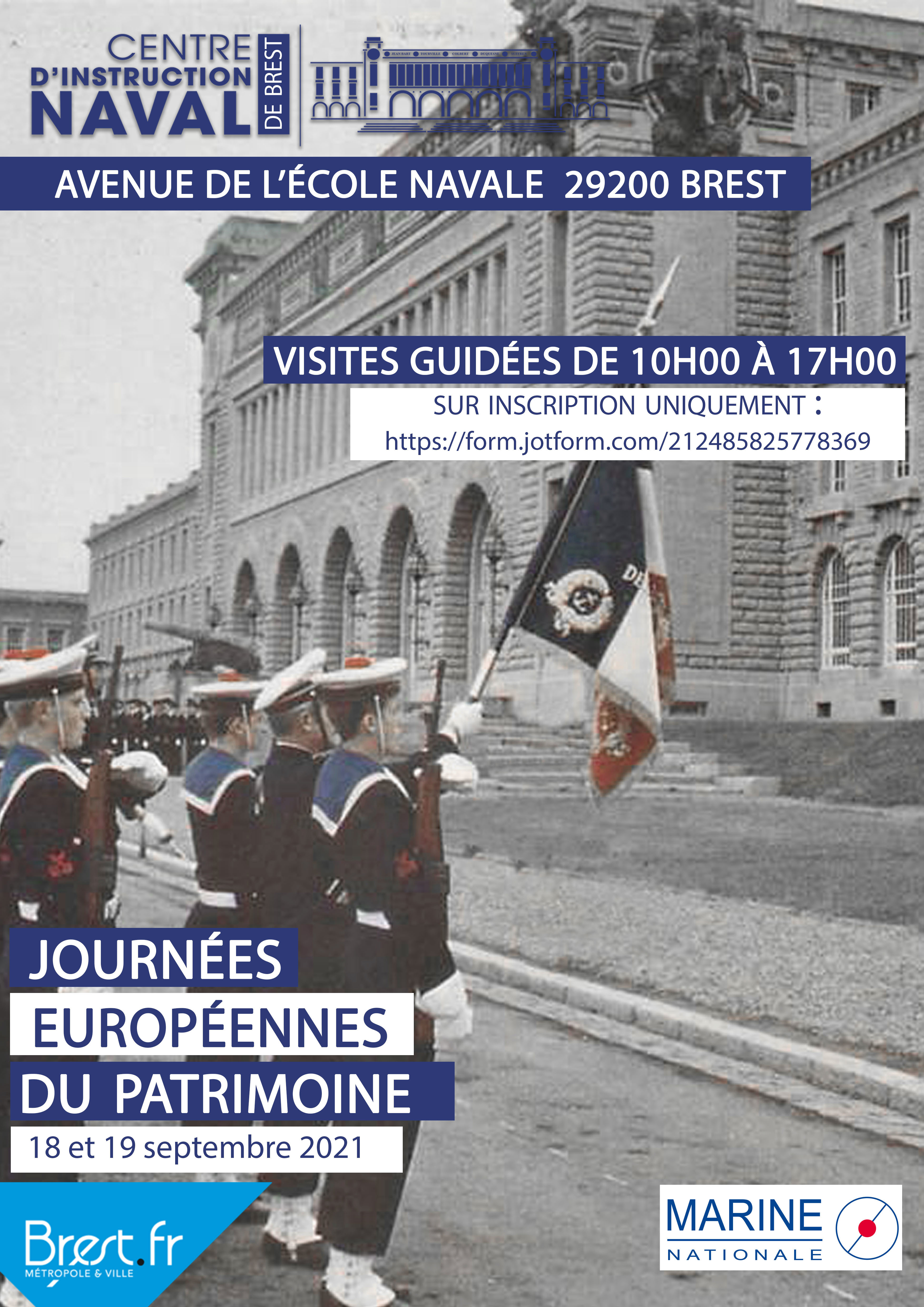 Visite guidée du Centre d'Instruction Naval de Brest European Heritage Days