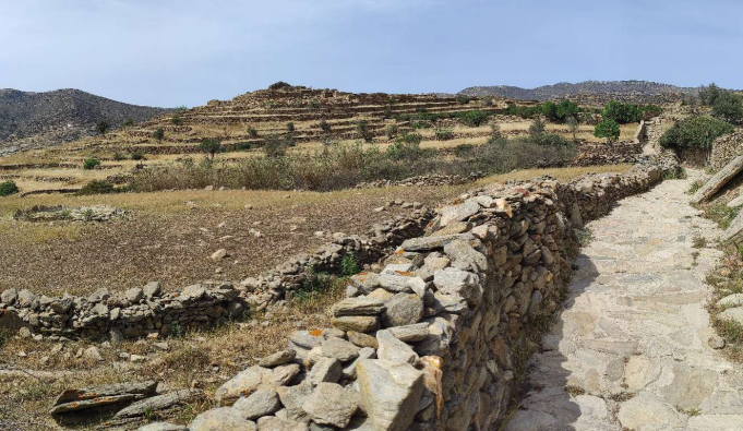 The prehistorical site of Skarkos