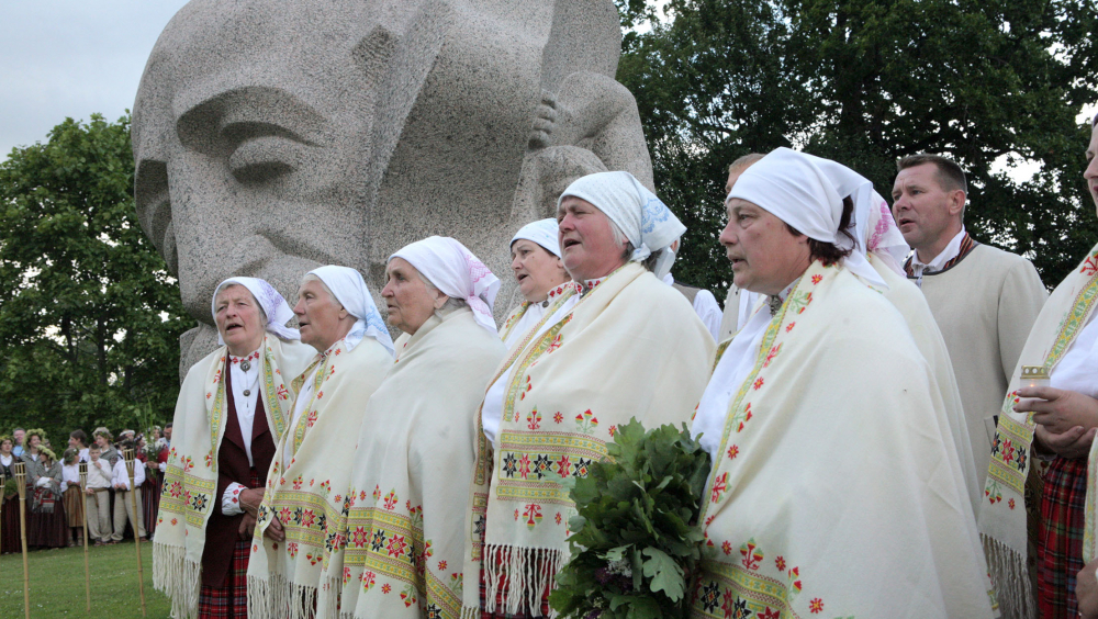 Folk Song Hill in Latvia (credit, The Specially protected Cultural Monument - the Turaida Museum Reserve)