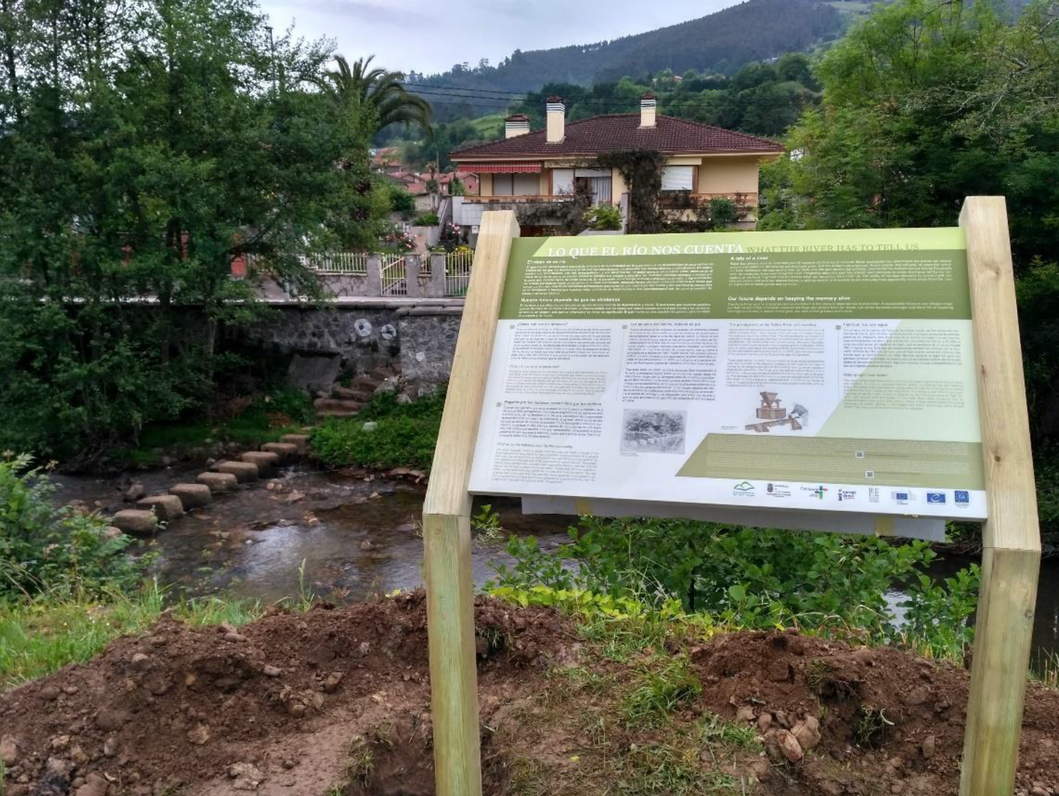 A tale of a river information board