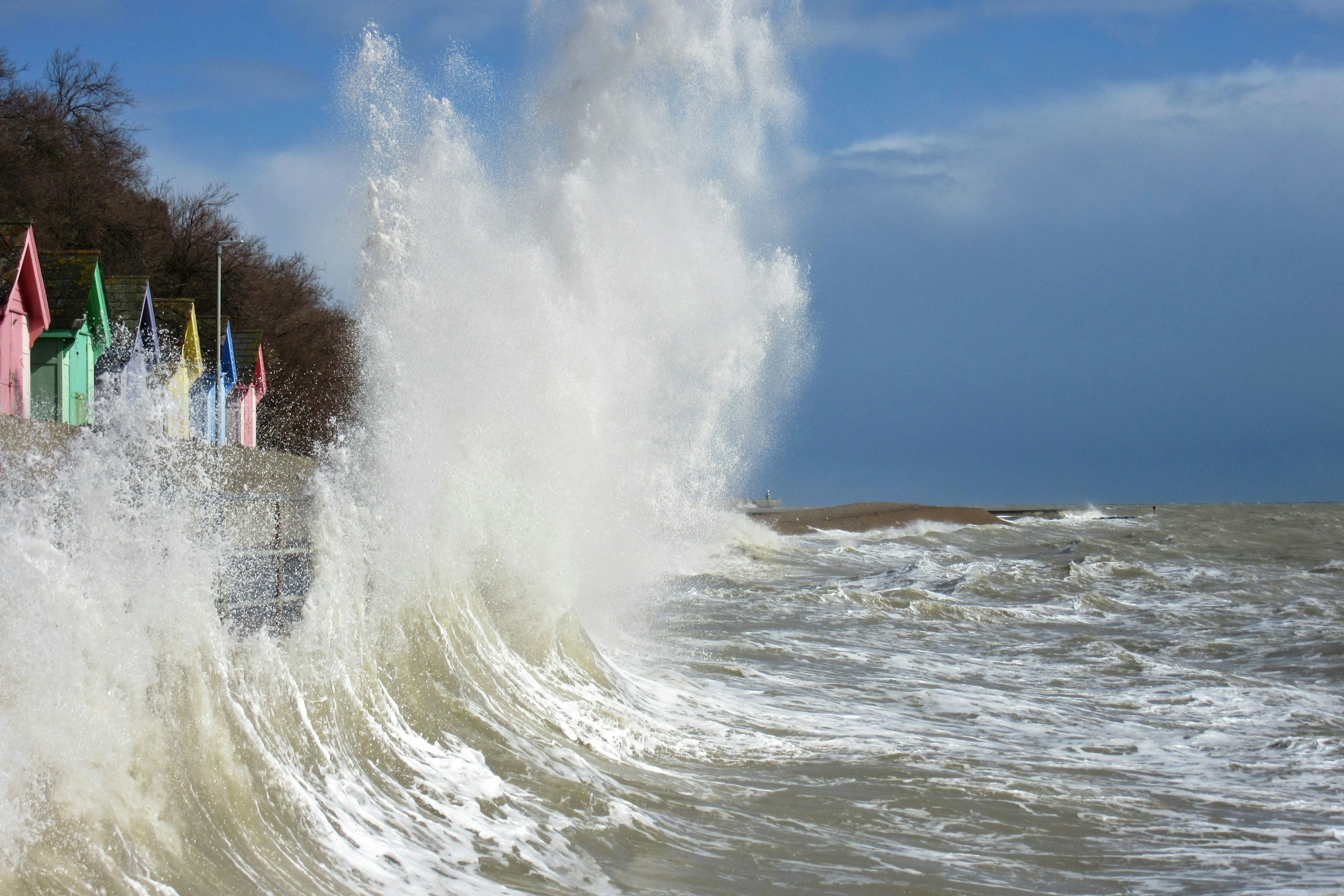 Rough seas at Folkstone, UK  - Credit Kate Russell via Unsplash