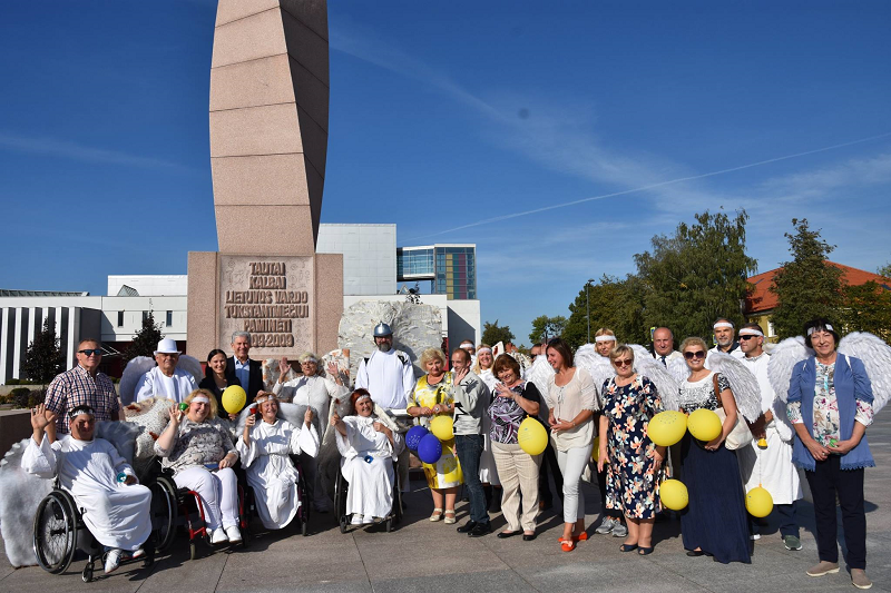 The project --Artistic-social interactions--Movements of Angels-- an event held in Marijampolė, Lithuania