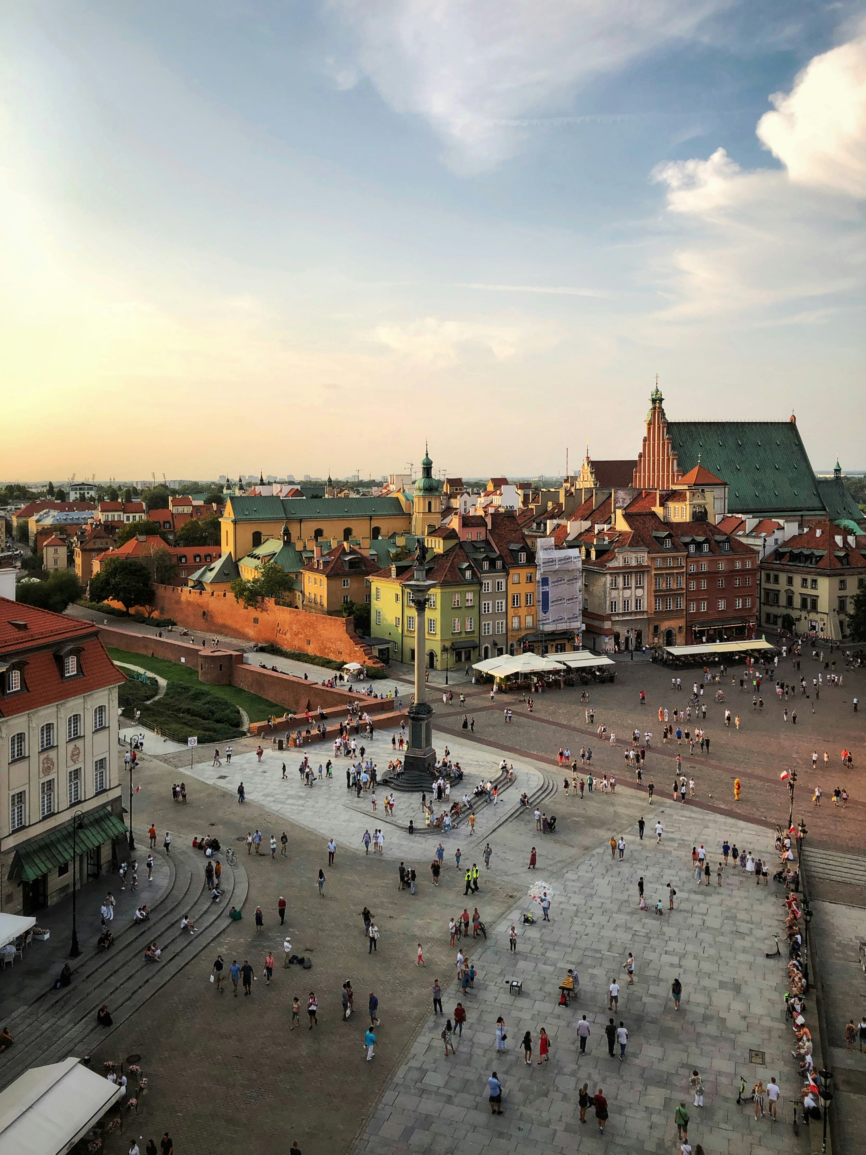 Warsaw city centre, Poland (credit, Victor Malyushev via Unsplash)