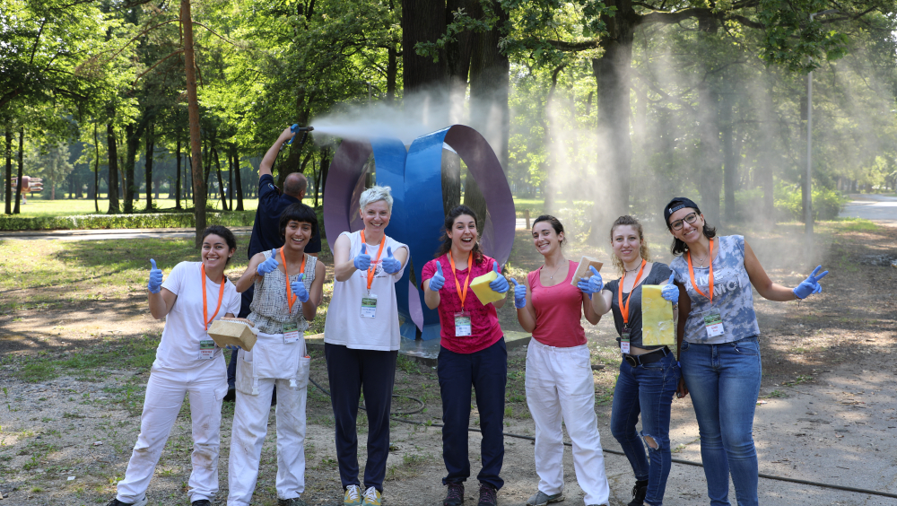 Split Protection of Works of Art in Public Spaces