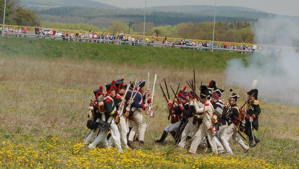 A reconstruction of the 1807 Napoleonic battle, in which Prussians clashed with Bavarians, Saxons, French and Poles