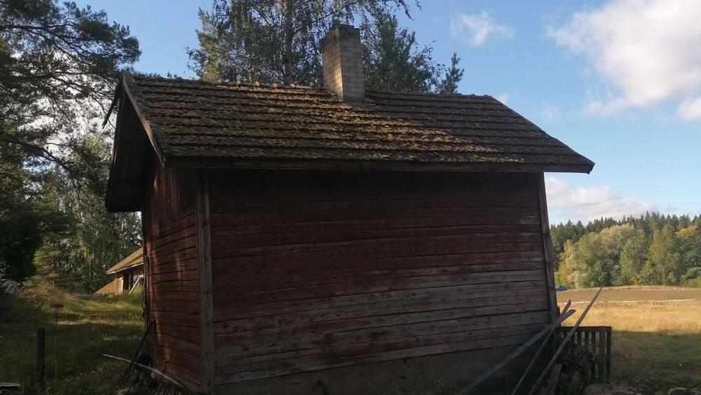 Sauna is small