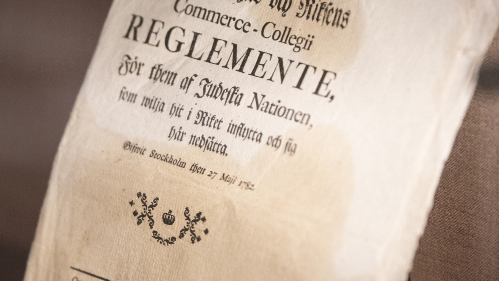the Jewish Ordinance of 1782.