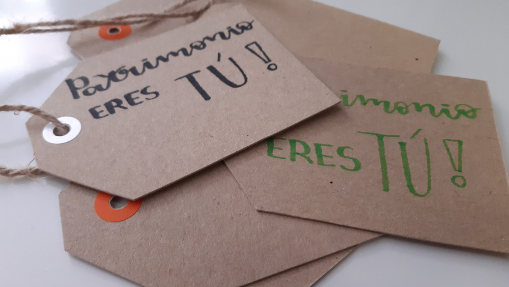 Patrimonio eres tu (hertage is you) labels