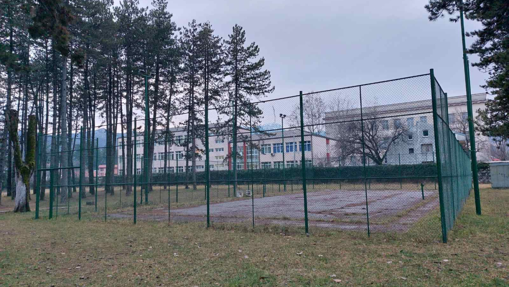From the side looking towards highschools