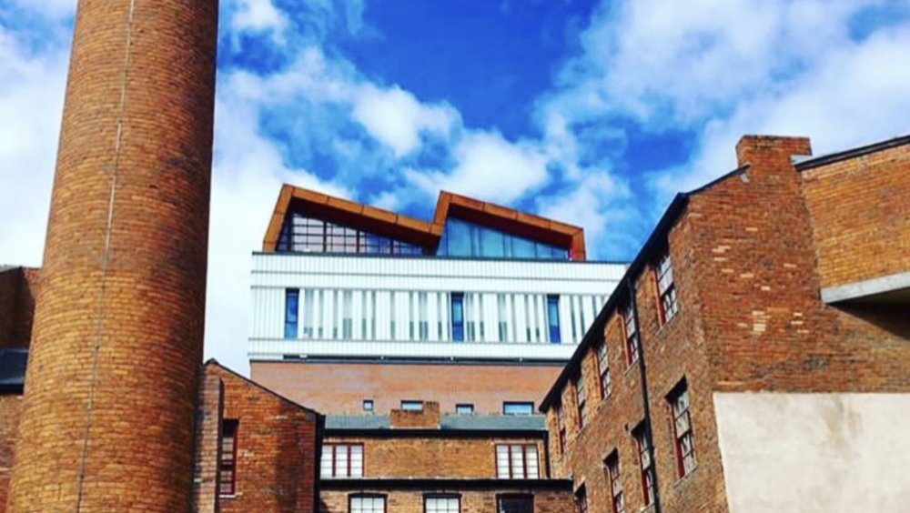 © All Good Stuff at Butcher Works, A view of the Butcher Works courtyard.