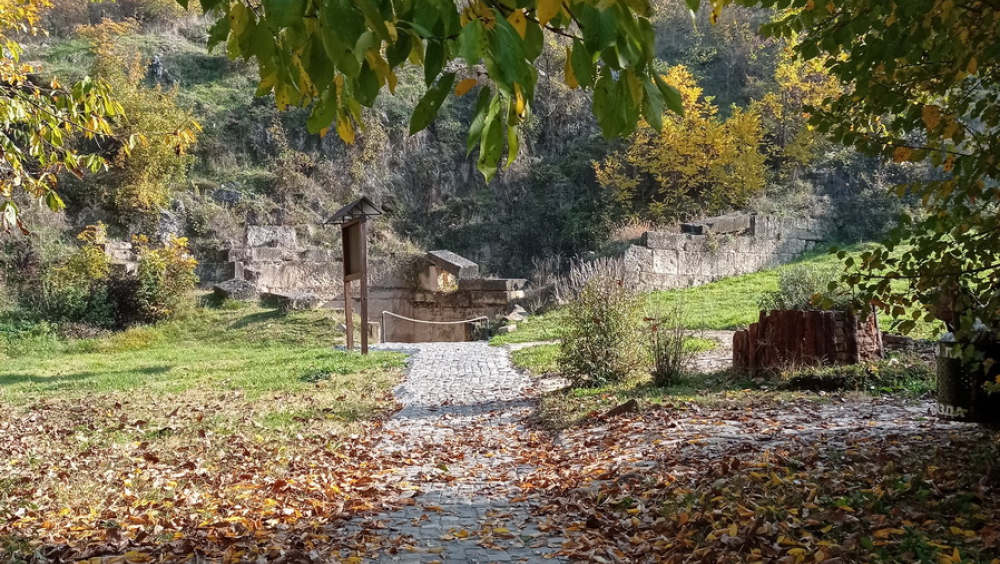 The park in autumn