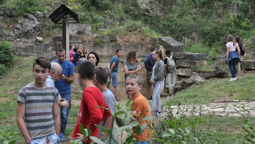 Some of the visitors on the European Heritage Days event in 2018