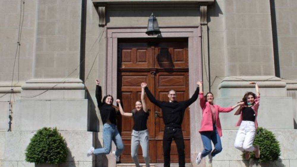 Our participants have joined the #JUMPFORHERITAGE initiative which was organised by Future for Religious Heritage challenge