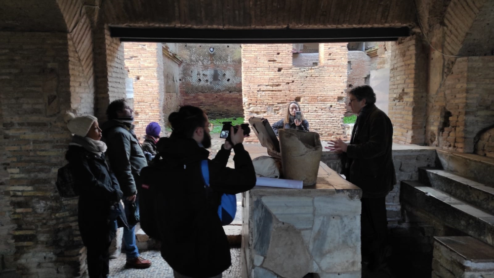 During the activities of the 'Public Archaeology in Ancient Ostia' project