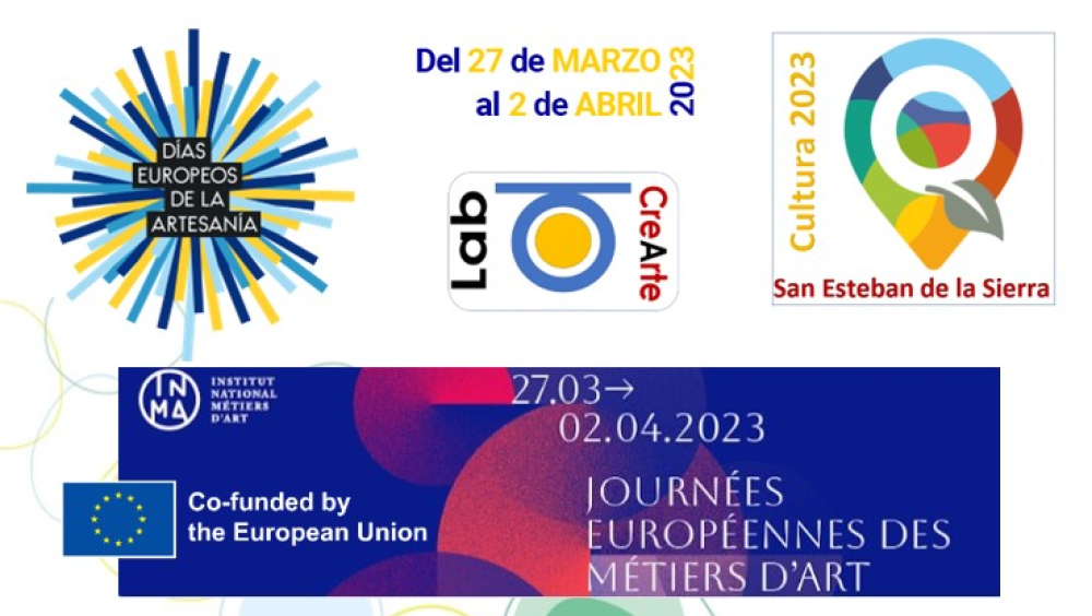 Difusión Dias Europeos de la Artesania en San Esteban de la Sierra (Salamanca) España