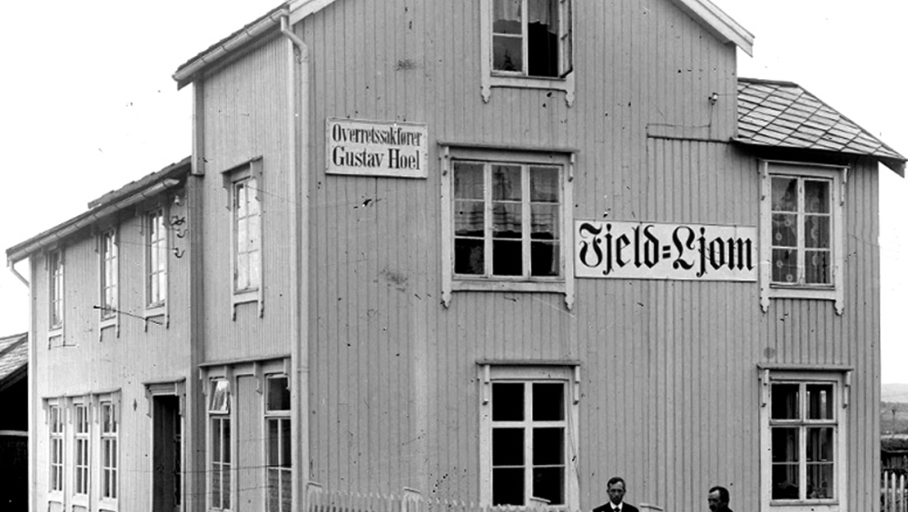 Home of the newspaper "Fjeld-Ljom" since 1891.