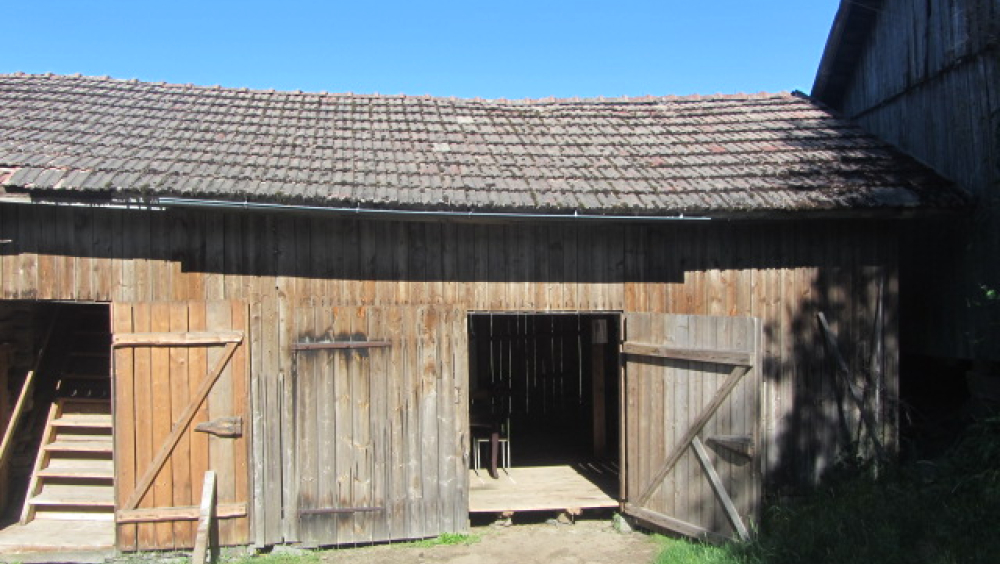 The shed.