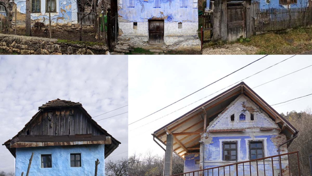 Blue houses of Romania that will be find on the Blue Houses Map