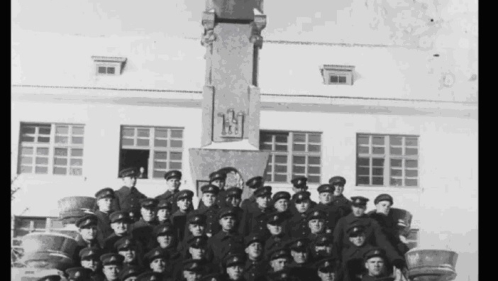 This old photo, most likely taken on the occasion of the military town's and monument's sanctification, 14 November, 1937. 
