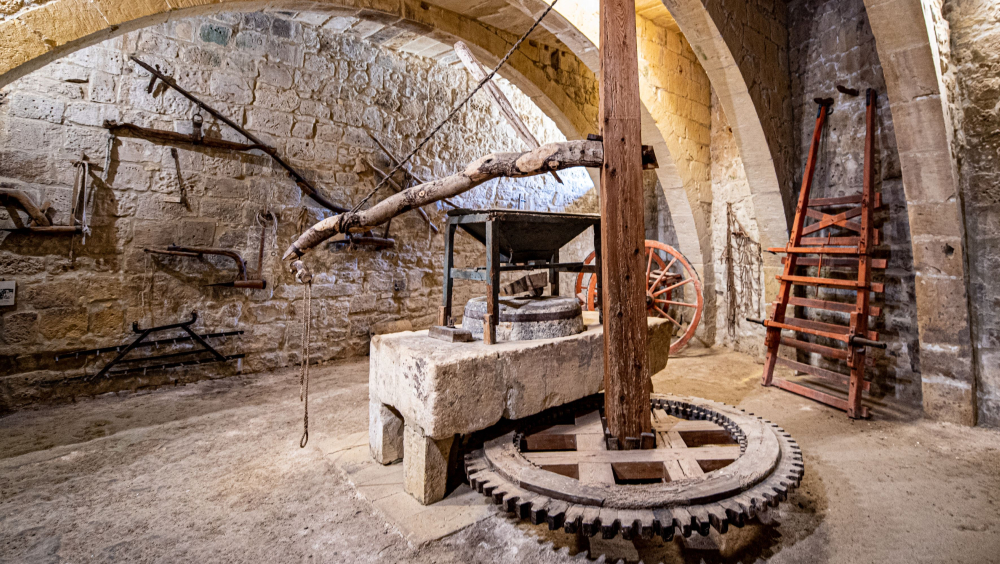 Internal photo of mill room