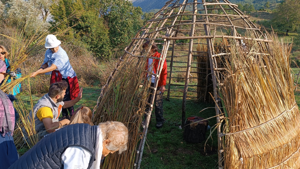 Hut Construction Process