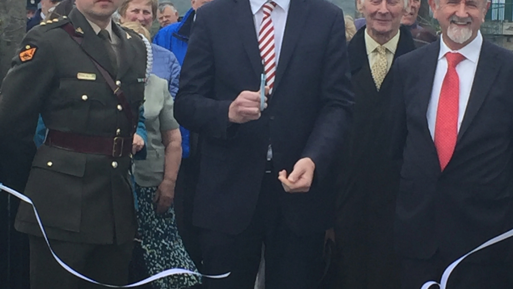 Opening of Lonehort Battery by Minister Sean Kyne in 2019.