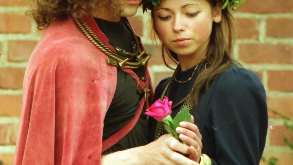 Picture from performance in the Traida Castle
