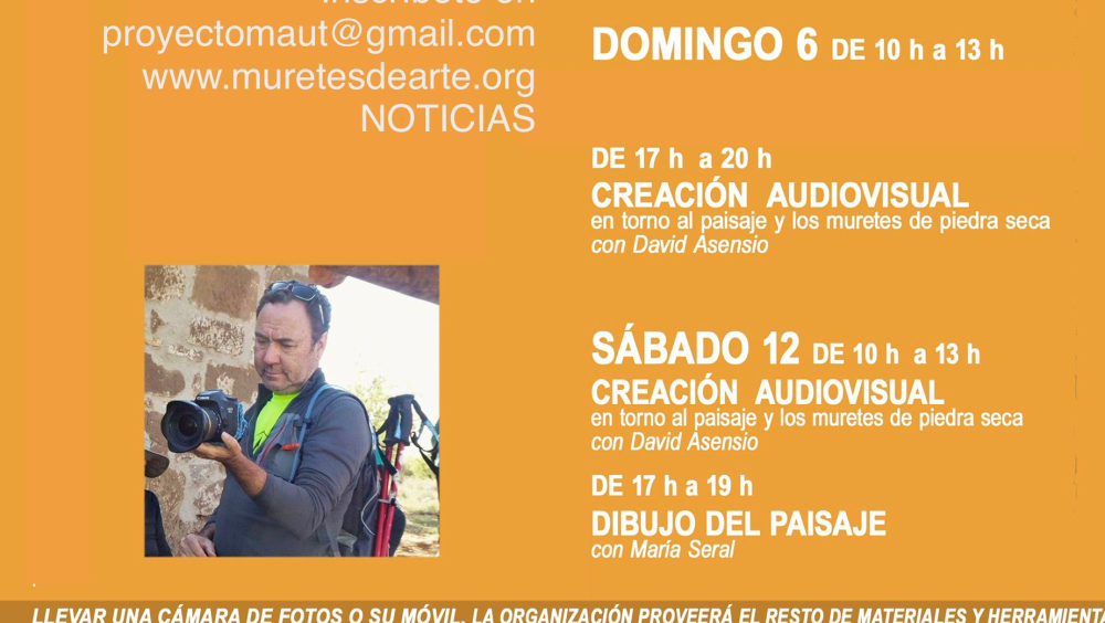 Información taller creación audiovisual con David Asensio