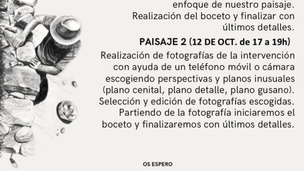 Tnformación 2de2 taller de dibujo con María Seral