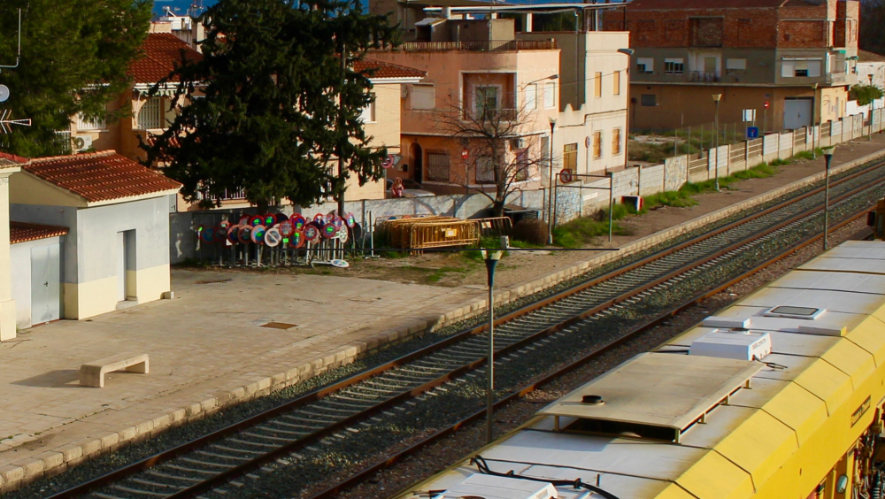 Estación de tren de Alguazas (Murcia)