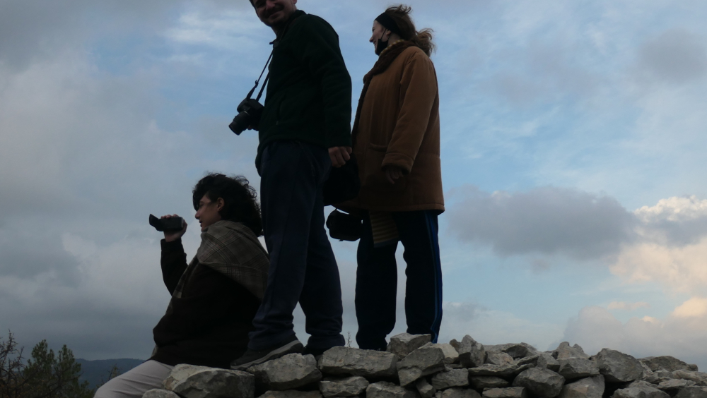 Team of artists and architects  researching drystone heritage for the Venice Architectural Biennale 2025 participation.