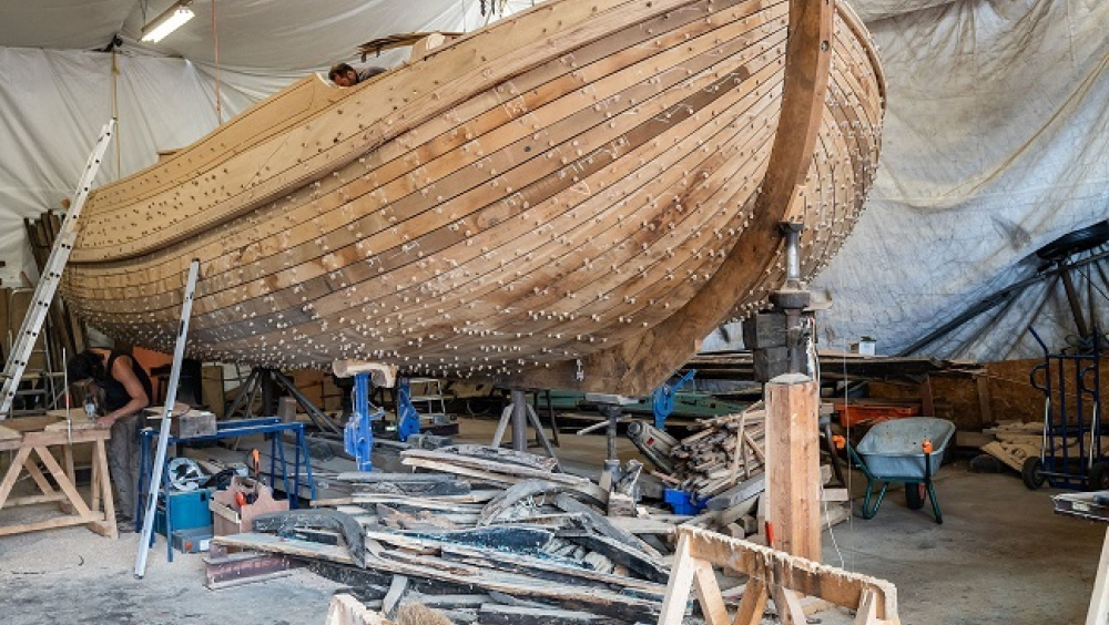 Restauratie houten schip Ouderhoek