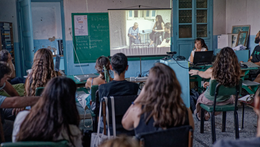 Screening of the interviews with local masons and old craftspeople for documenting the knowledge of traditional building 