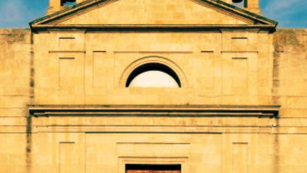 Neoclassical Façade of the Hermitage of the Virgin of the Forsaken