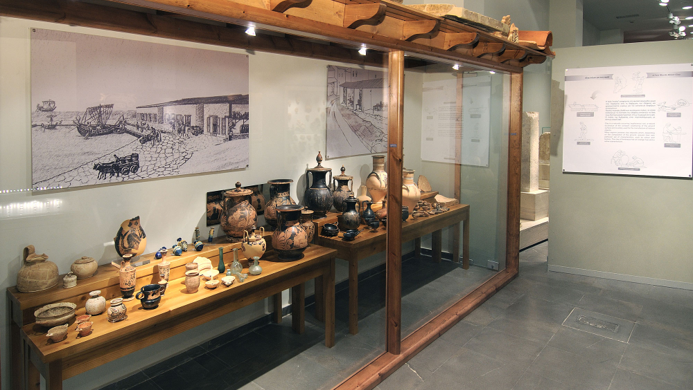 Archaeological Museum of Arta: view of its permanent exhebition