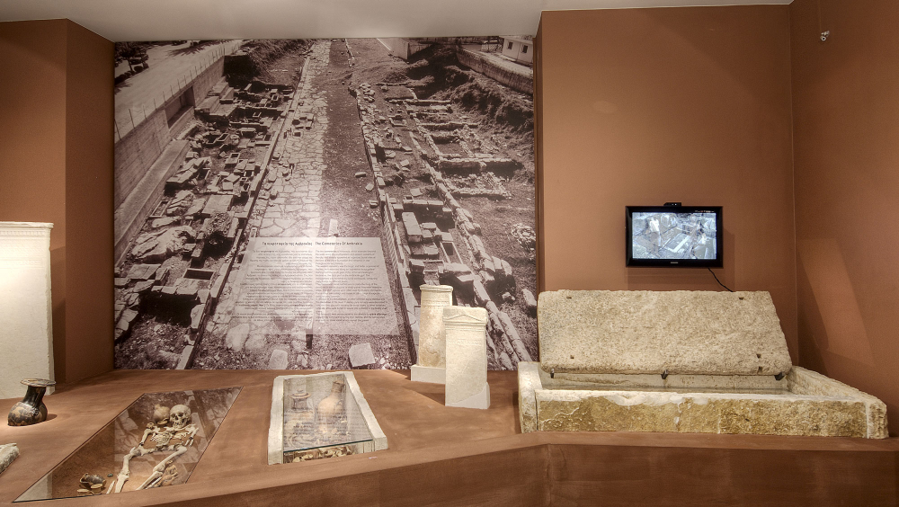 Archaeological Museum of Arta: view of its permanent exhebition