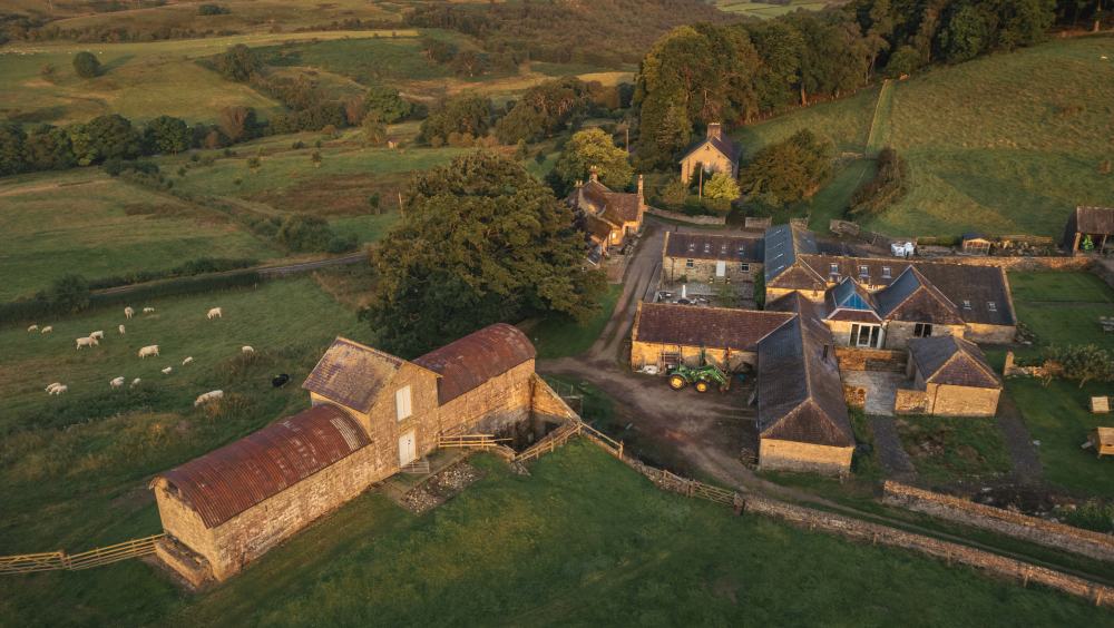 Cragend Farm Hydraulic Silo and buildings