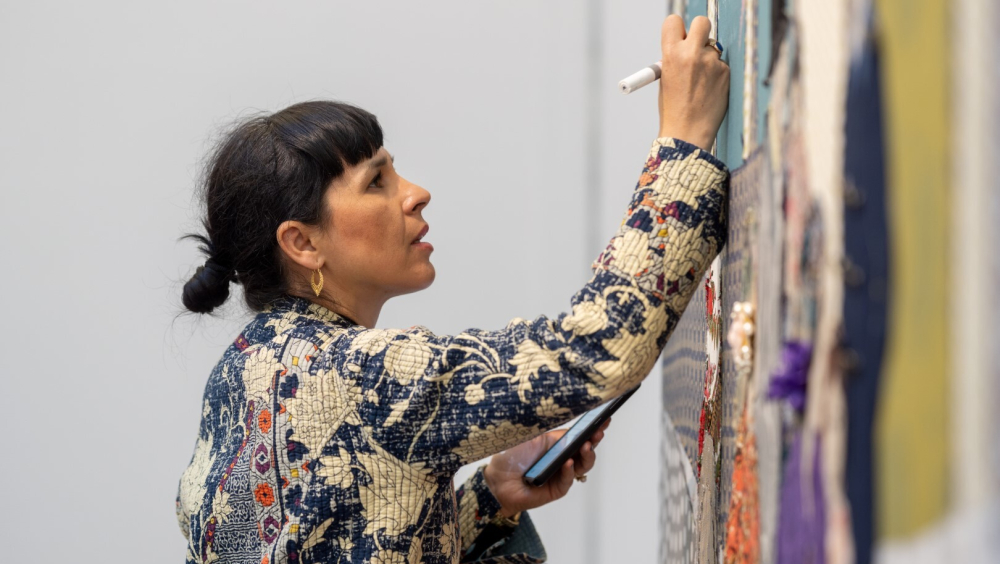 Creëer textielcollages met Małgorzata Mirga-Tas