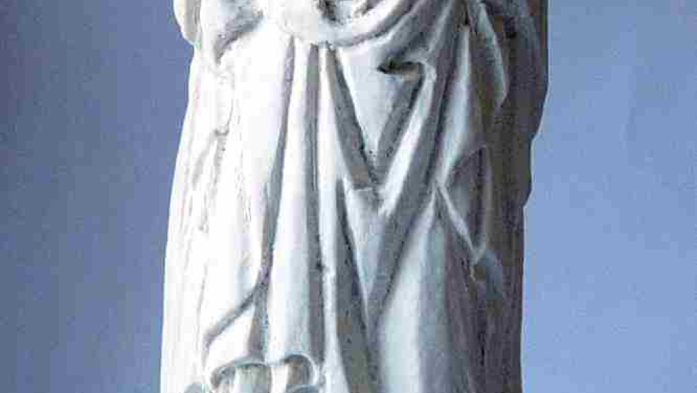 la statue de la Vierge découverte dans le chêne