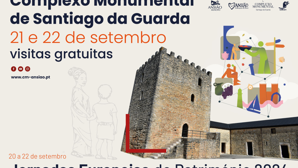 Complexo Monumental de Santiago da Guarda, 21 e 22 de setembro, visitas gratuitas