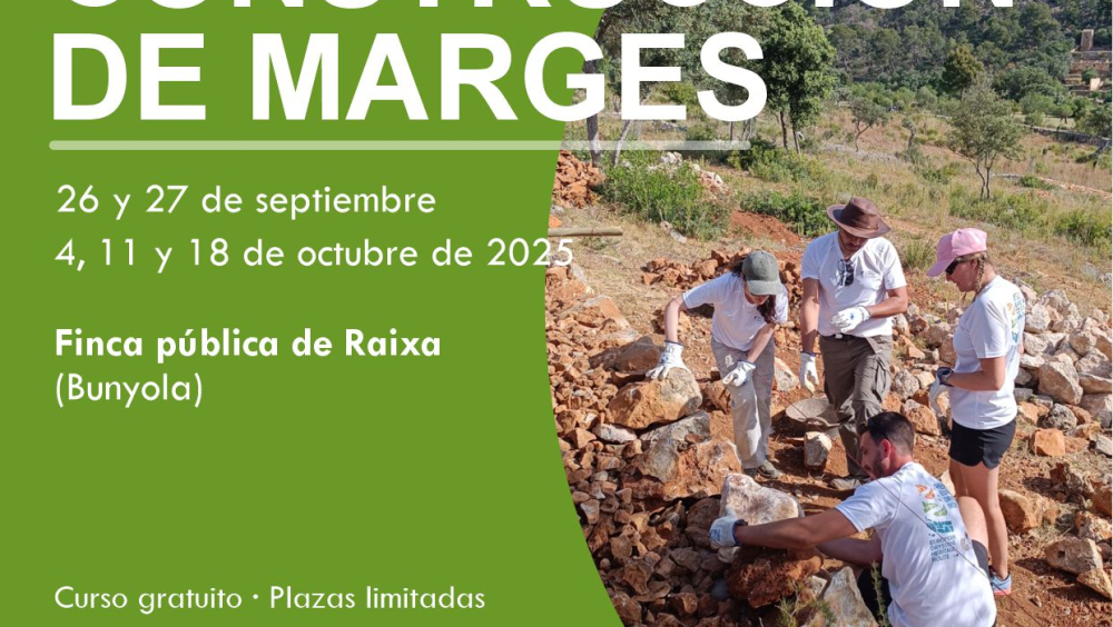 CARTEL CURSO DE INICIACIÓN A LA CONSTRUCCIÓN DE MARGES (español)