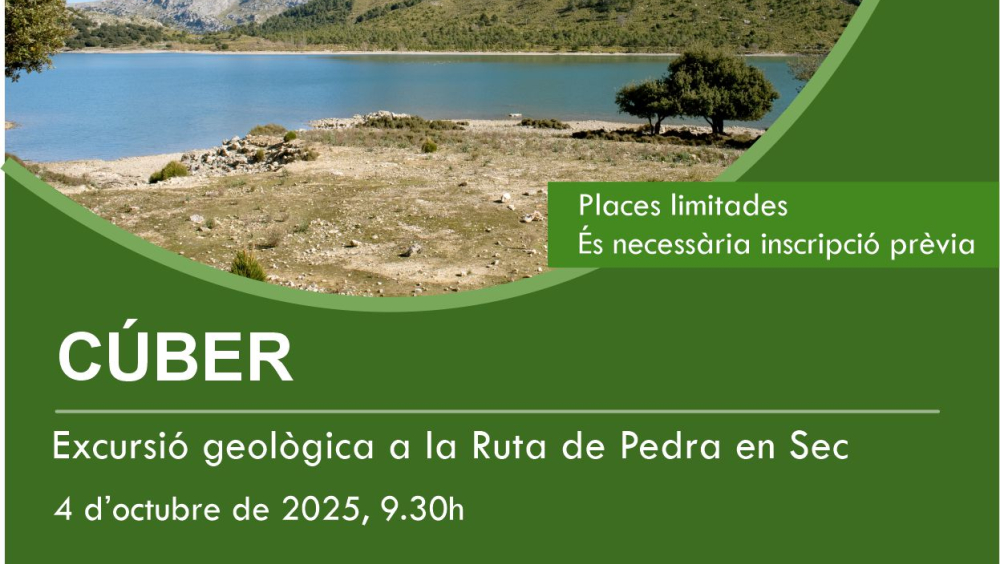 CARTELL EXCURSIÓ GEOLÒGICA A LA RUTA DE PEDRA EN SEC (català)
