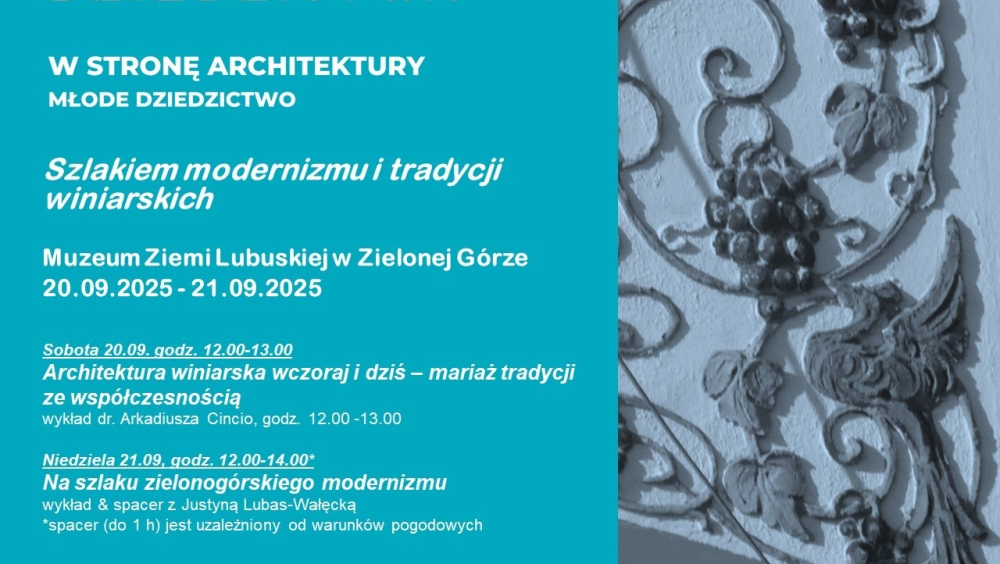 Szlakiem  modernizmu i tradycji winiarskich Organizator