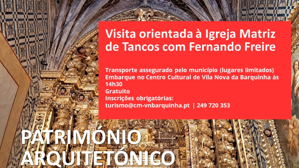 visita orientada à Igreja Matriz de Tancos