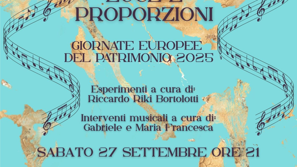 ARMONIE DI LUCE E PROPORZIONI – apertura straordinaria con percorso guidato