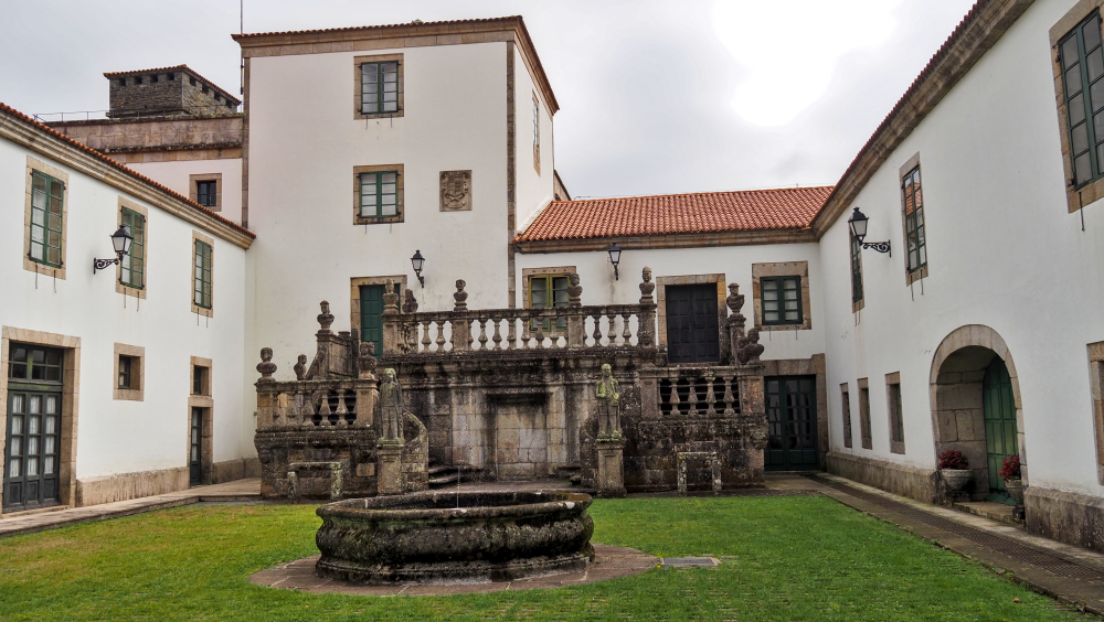 Patio del pazo de mariñán