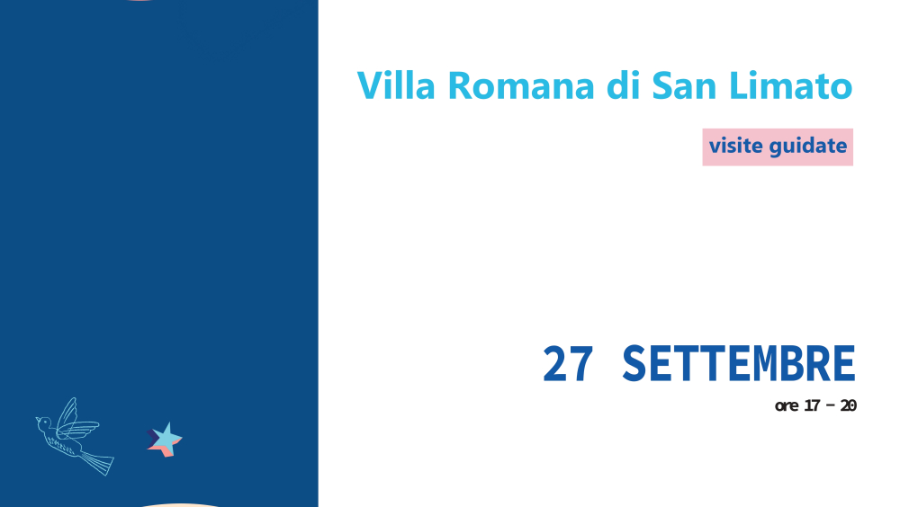 GEP 2025 Sabato 27 settembre 2025 la Soprintendenza Archeologia belle arti e paesaggio per le province di Caserta e Benevento apre la Villa Romana di San Limato organizzando visite guidate. Ingresso gratuito