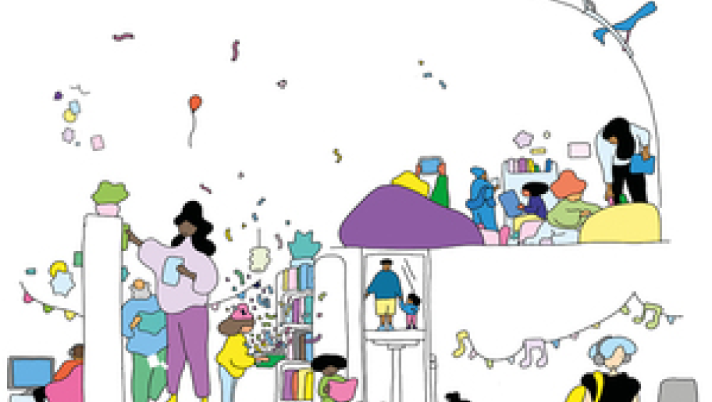 La bibliothèque fait son marché  :  
À emporter ou sur place et c'est gratuit !