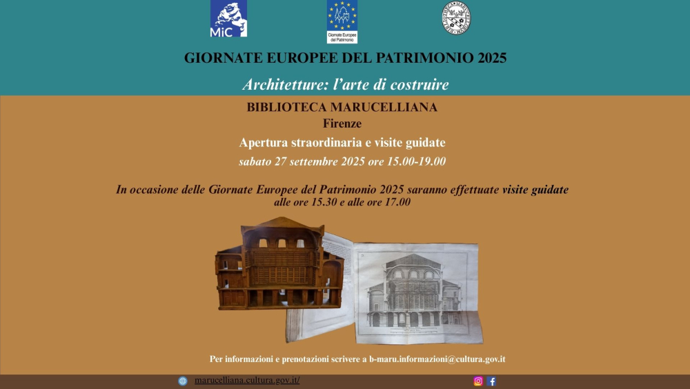 ARCHITETTURE: L'ARTE DI COSTRUIRE - Visite guidate alla Biblioteca Marucelliana