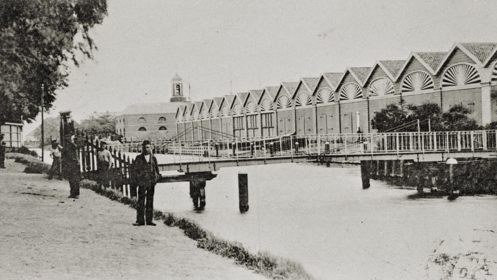 Sloepenloods van het Marinemuseum